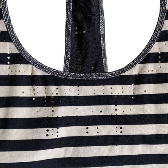 Lululemon Water Bound Singlet Apex Stripe Printed Tank Top 6* Black Dune Black - Picture 6 of 12